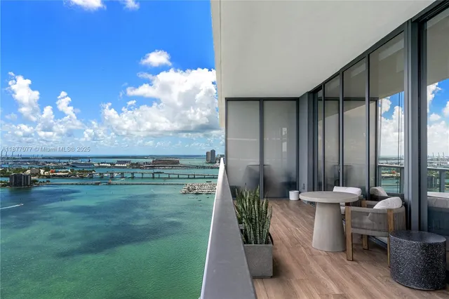 a view of city with tall buildings