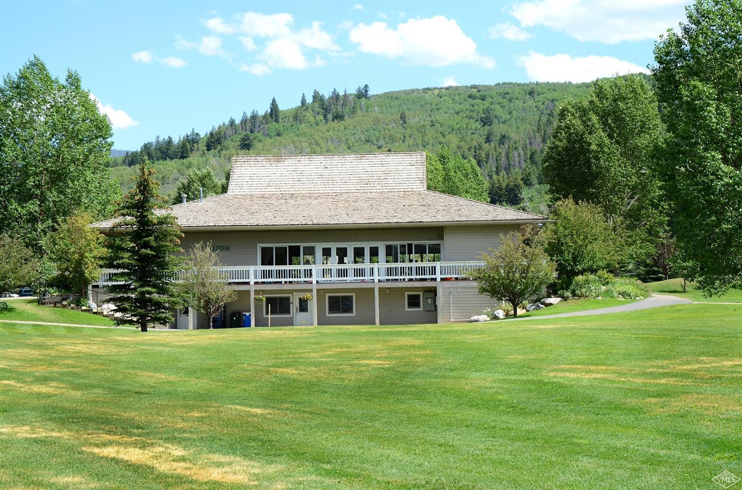 165 Gopher Road, Unit E28 Avon, CO 81620 - Photo 17 of 19 a view of a house with a big yard and large trees