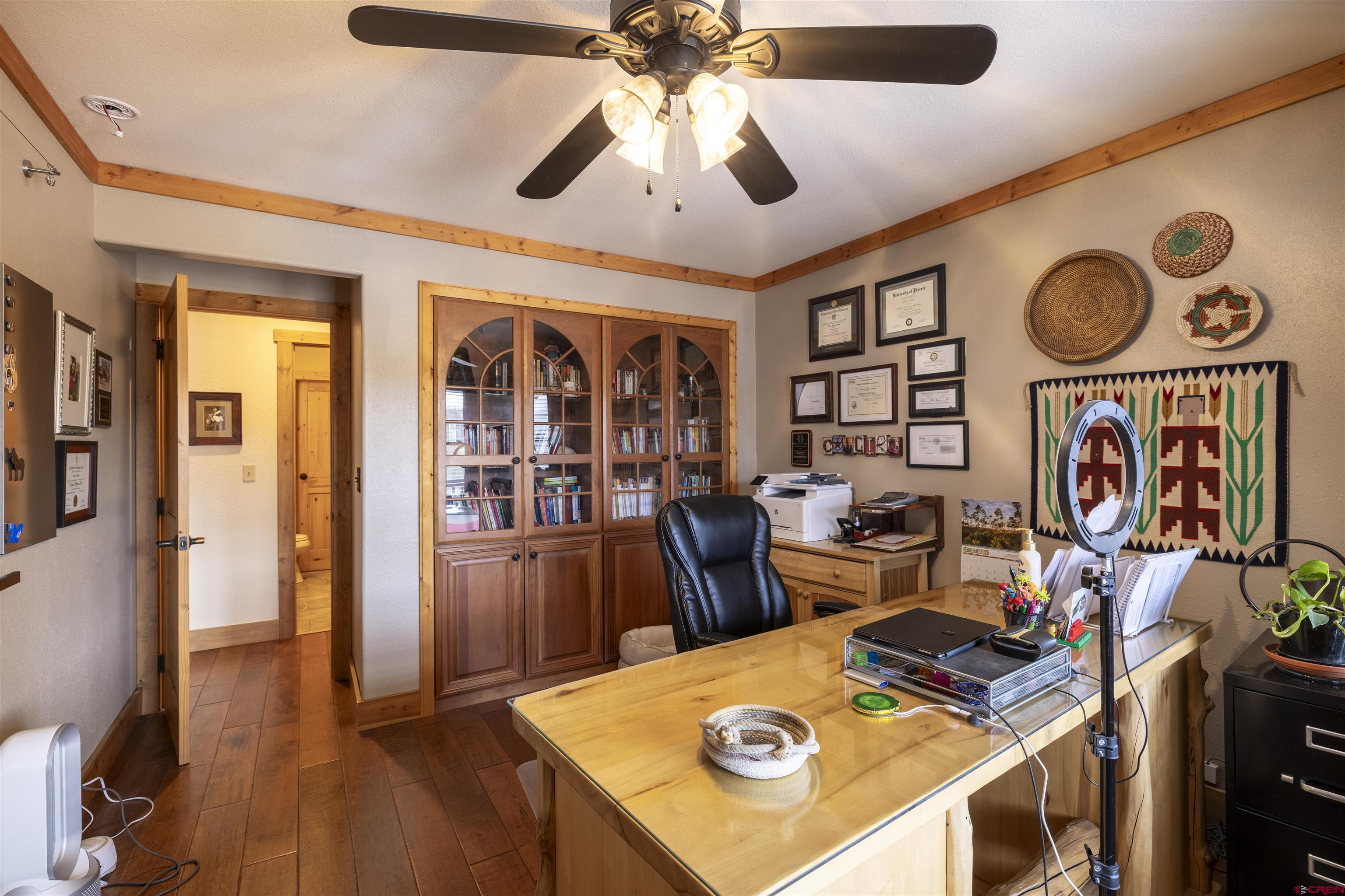 250 Sunset Lane Durango, CO 81301 - Photo 23 of 44 a view of a dining room with furniture and wooden floor