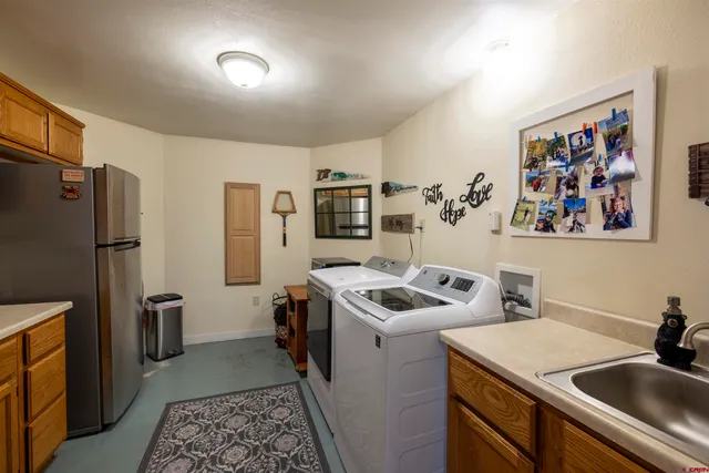 a room with storage and utility