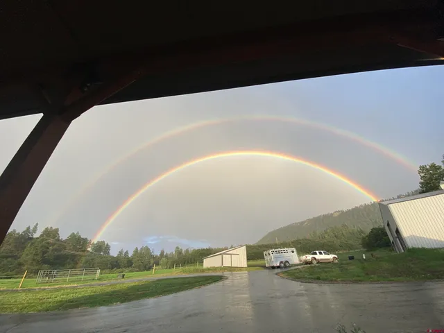 a view of a lake with a mountain