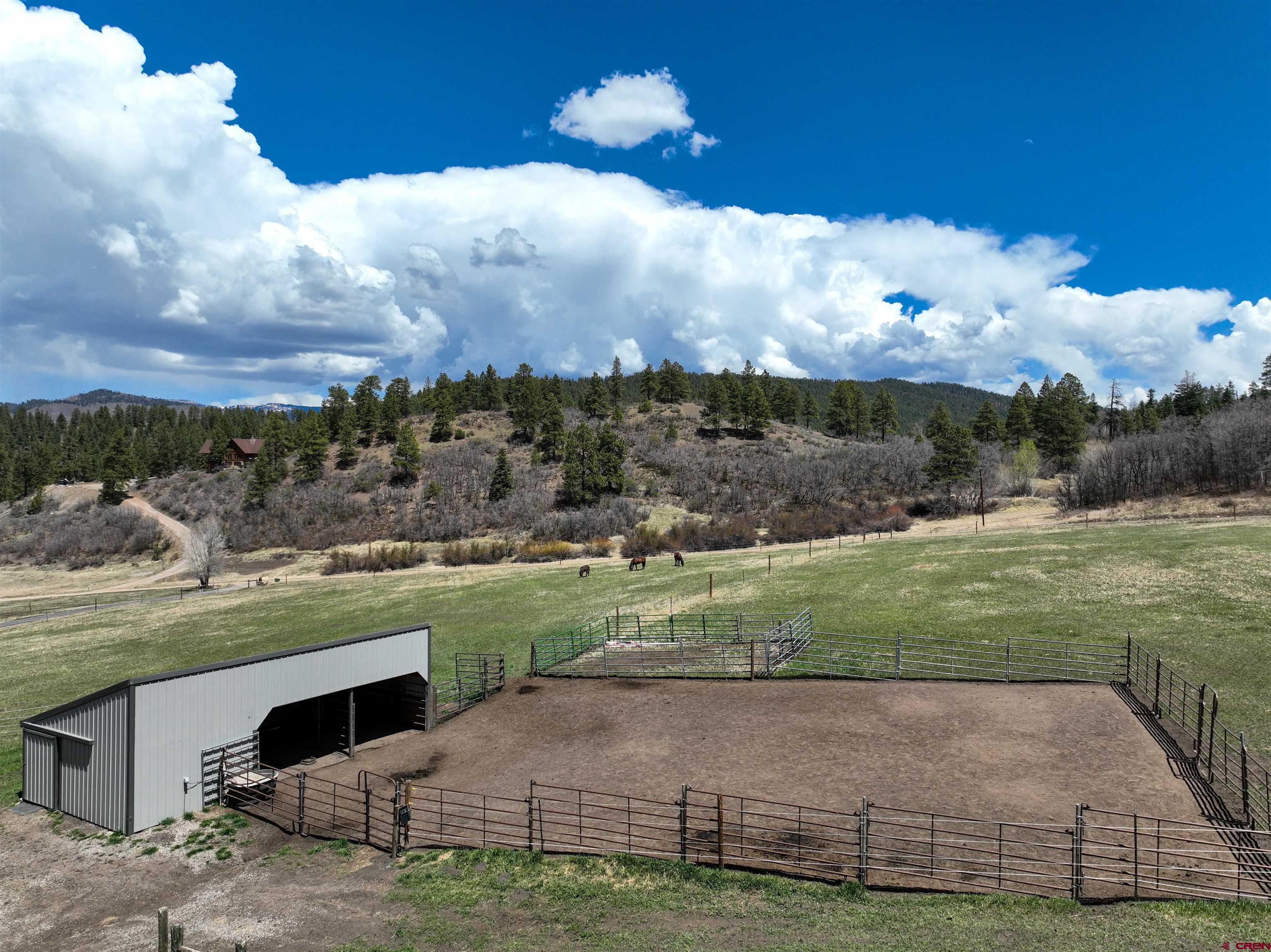 250 Sunset Lane Durango, CO 81301 - Photo 40 of 44 a view of a garden with an outdoor space