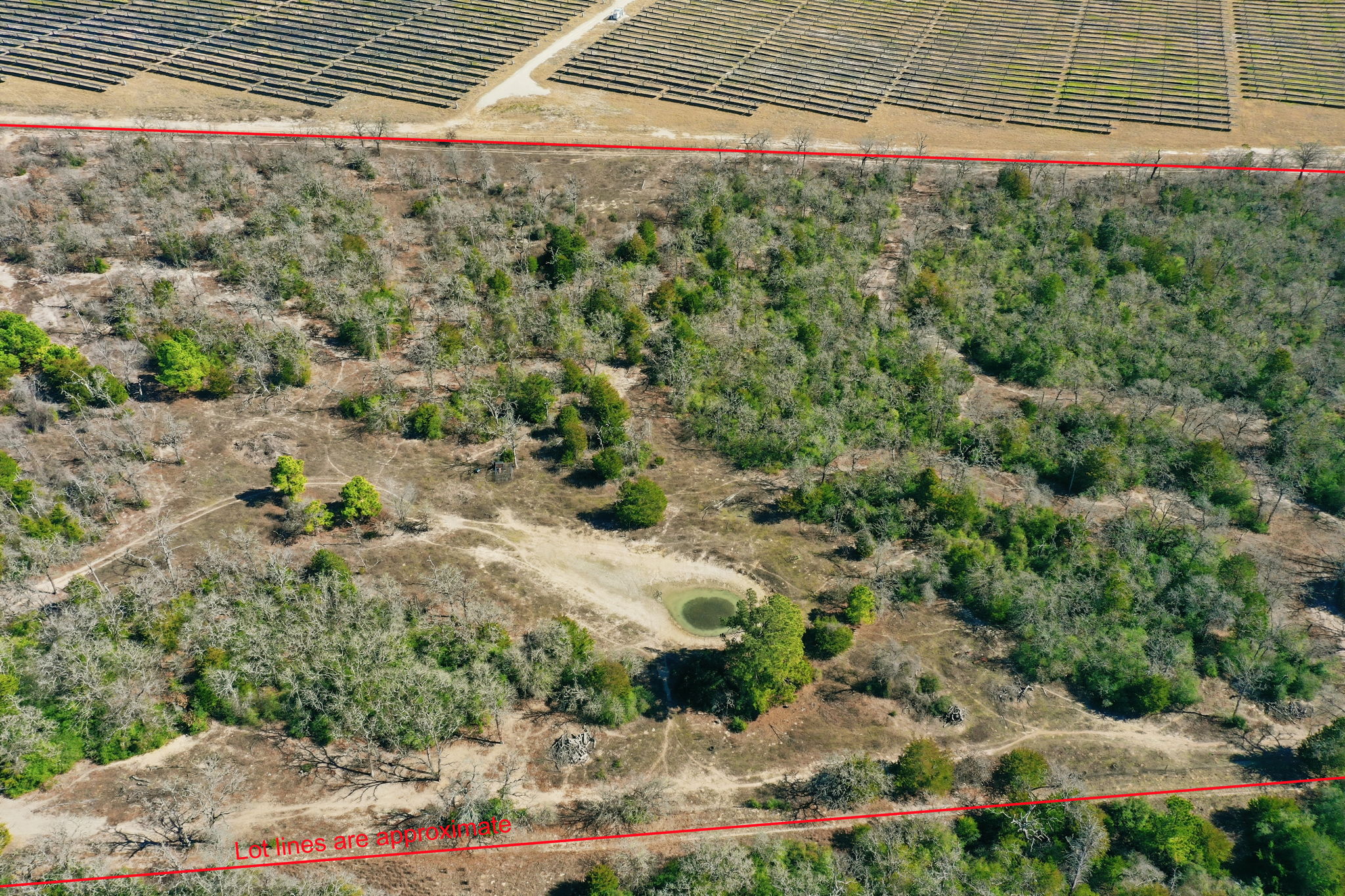 1310 Perry Lane Thorndale, TX 76577 - Photo 4 of 23 Aerial view showing pond area