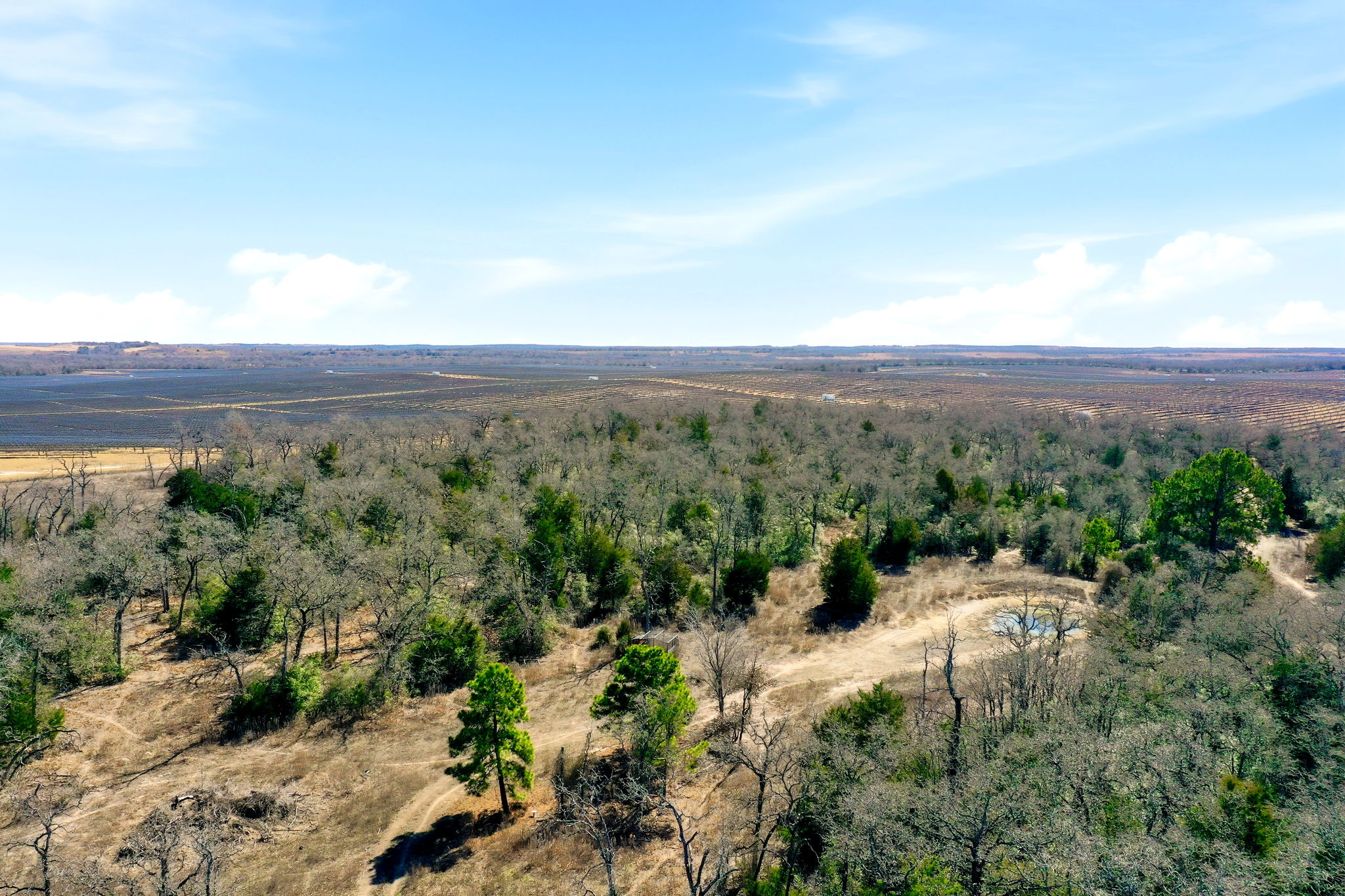 1310 Perry Lane Thorndale, TX 76577 - Photo 6 of 23 Aerial View showing pond area