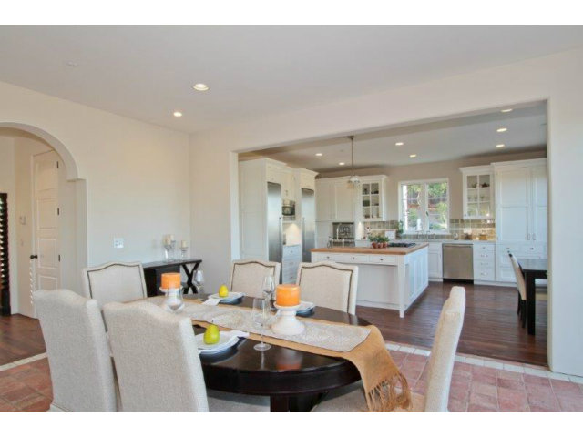 62 Ridge View Drive Atherton, CA 94027 - Photo 4 of 10 a living room with furniture a flat screen tv and a table
