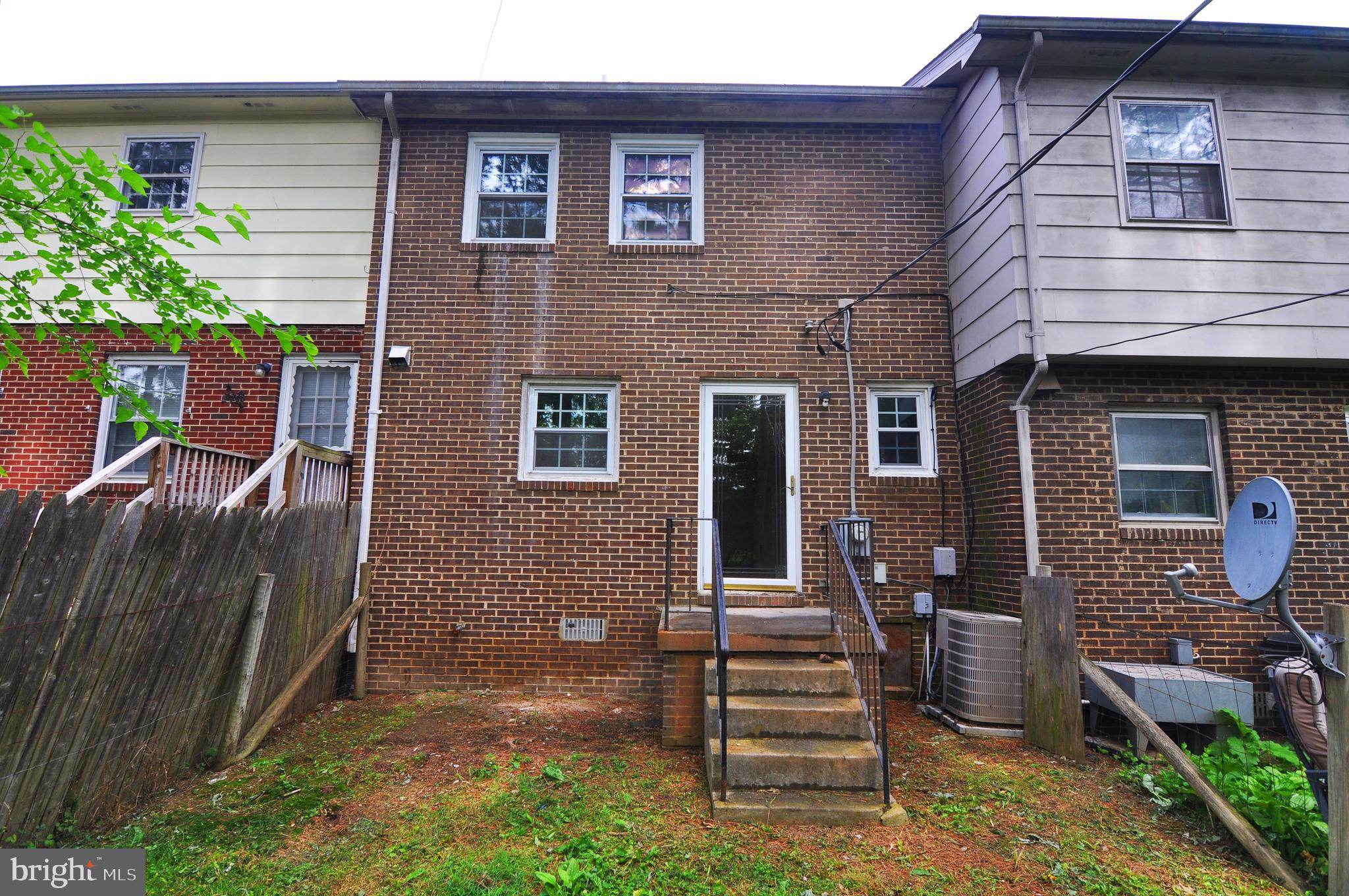 Rear of house