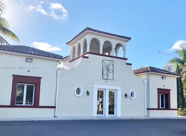 a view of a white house