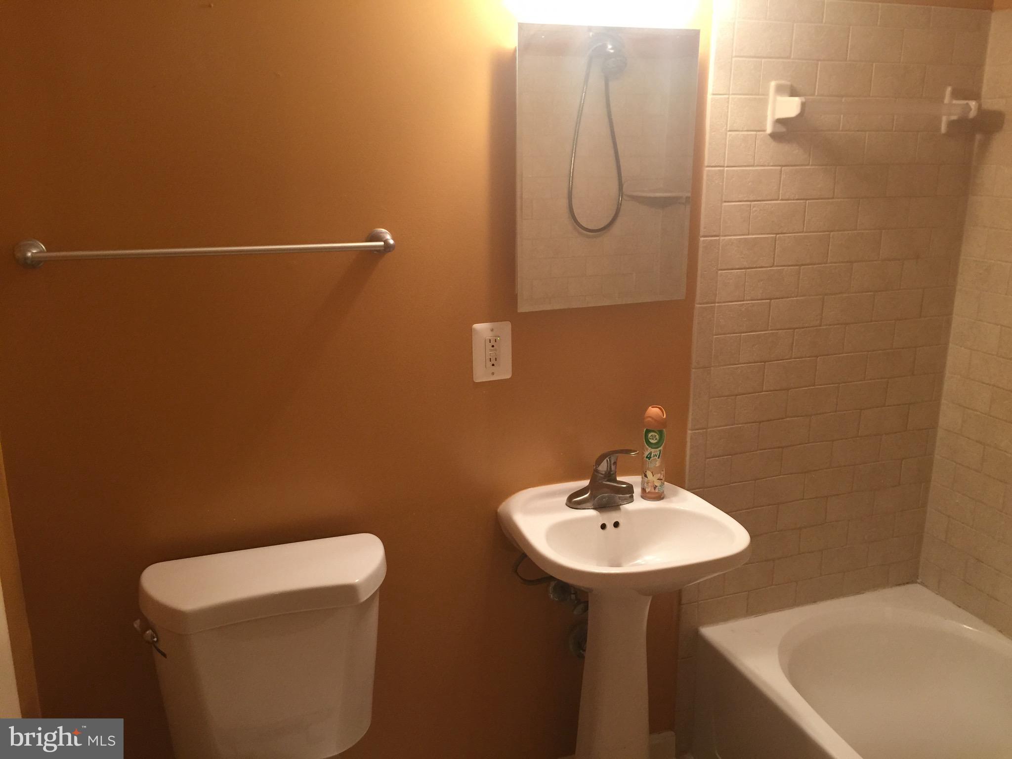 3107 Naylor Road Southeast, Unit 204 Washington, DC 20020 - Photo 9 of 17 a bathroom with a sink a toilet and shower