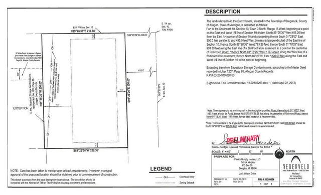 $115,000 | Lot Jack Jack Wilson Road, Saugatuck, MI 49453
