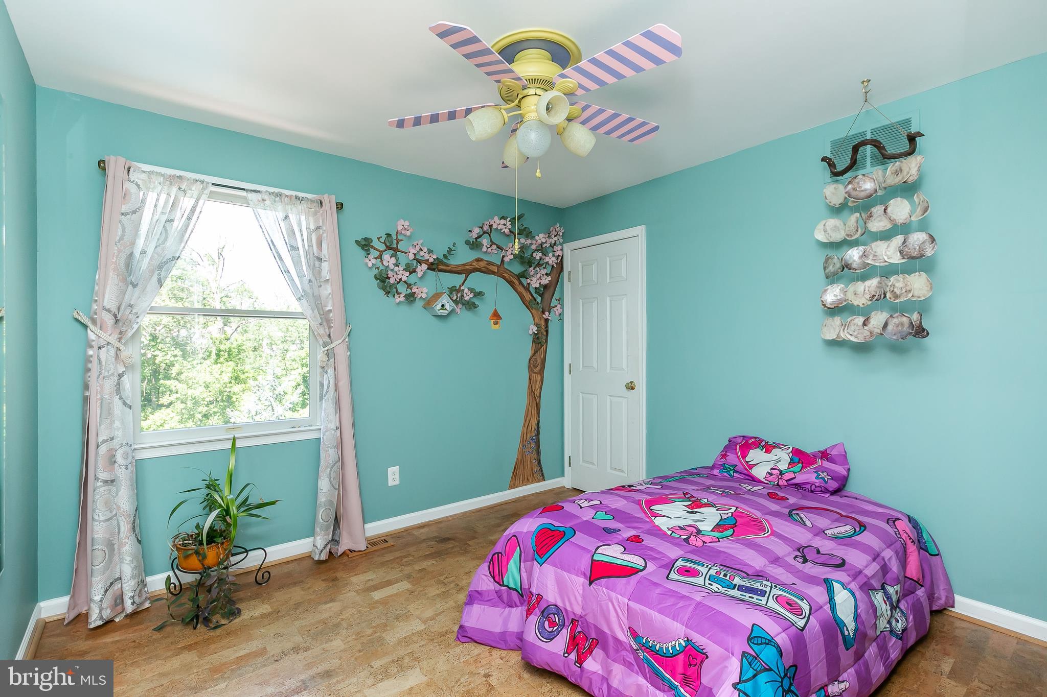 9843 Magledt Road Baltimore, MD 21234 - Photo 23 of 41 3rd Bedroom with Cork Floor