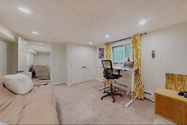 2 Russett Road Bedford, MA 01730 - Photo 22 of 41 a view of a livingroom with workspace and a window