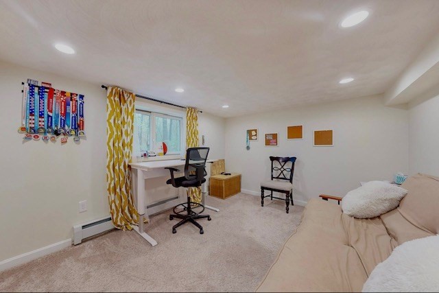 2 Russett Road Bedford, MA 01730 - Photo 23 of 41 a view of a workspace with furniture and a window