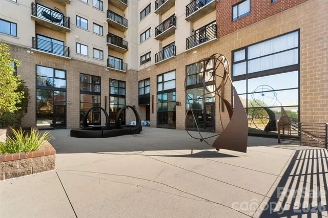 a view of outdoor space with seating area