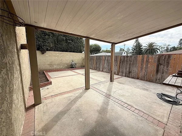 a view of outdoor space with seating