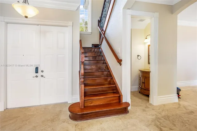 a view of entryway and hall