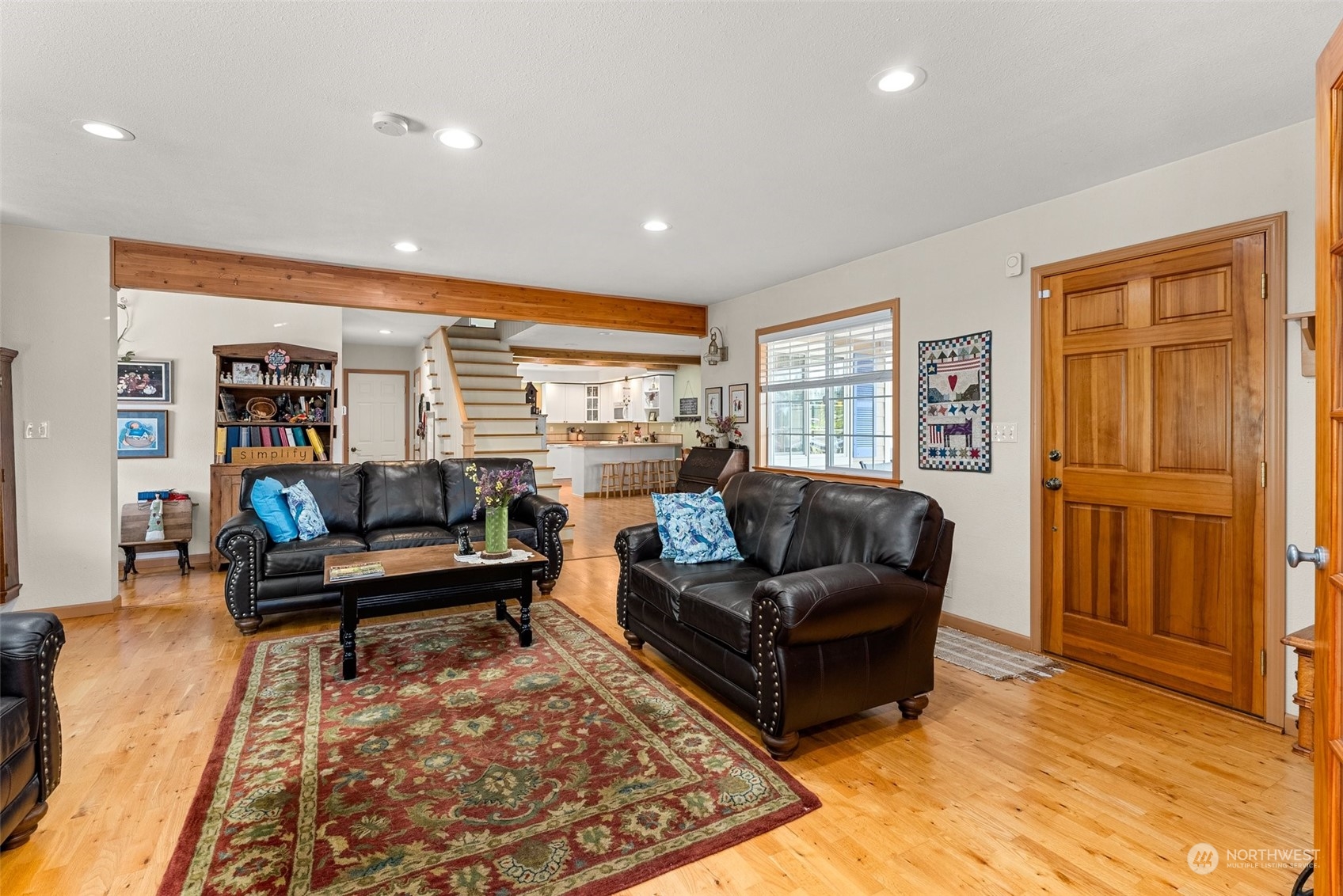 158 Hawkins Road Winlock, WA 98596 - Photo 8 of 28 a living room with furniture and a rug