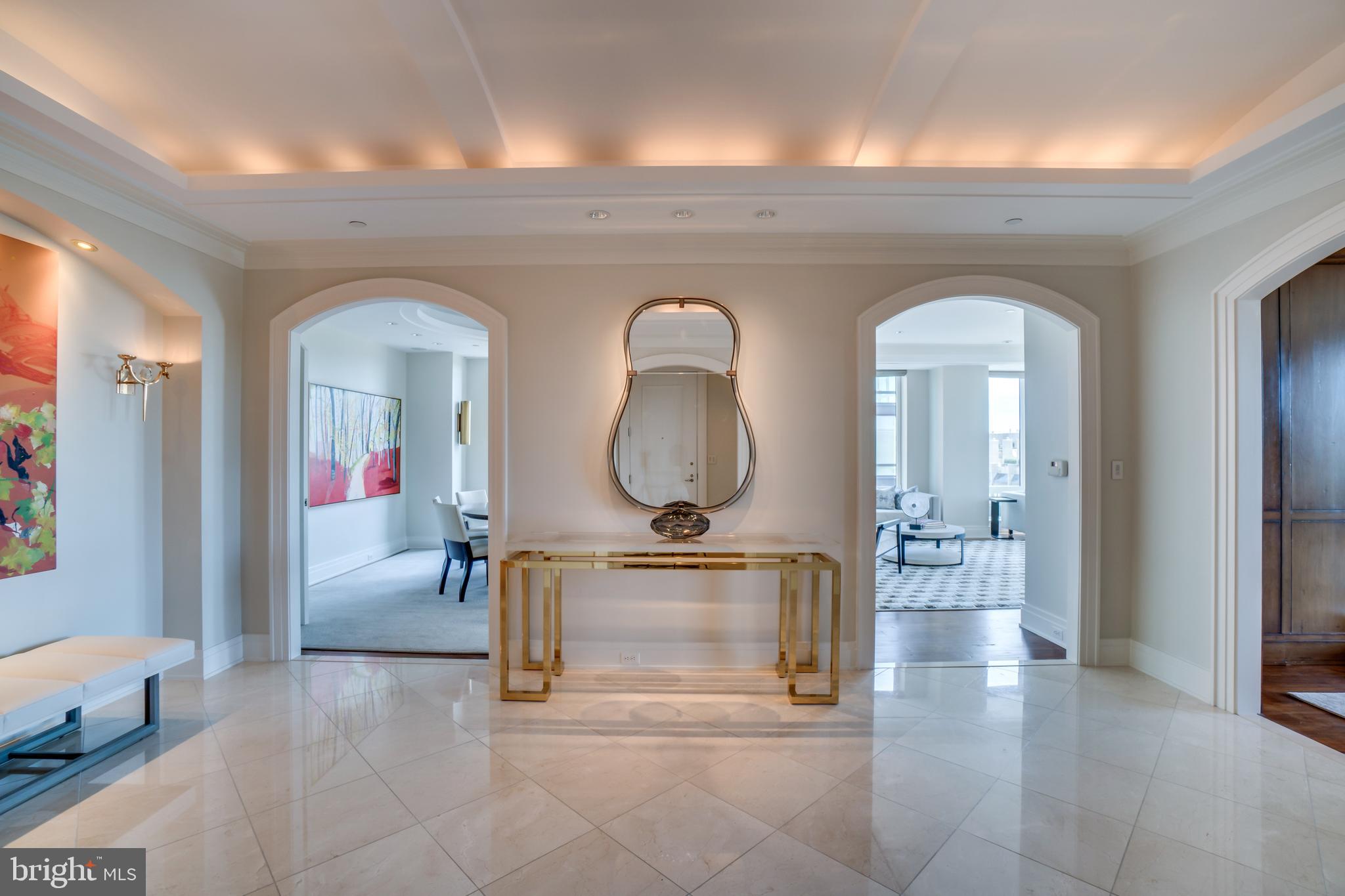 3150 South Street Northwest, Unit PH1D Washington, DC 20007 - Photo 2 of 65 Elegant Entry Foyer