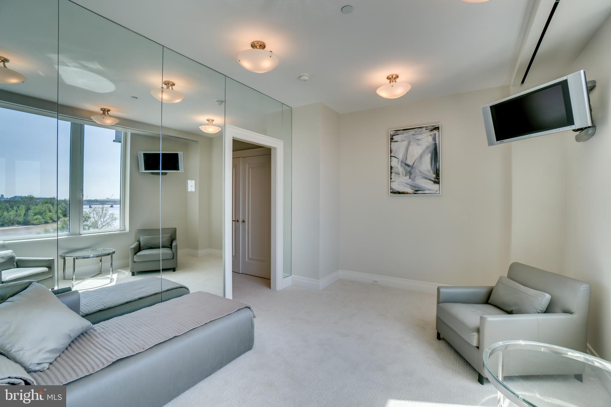3150 South Street Northwest, Unit PH1D Washington, DC 20007 - Photo 47 of 65 Second Bedroom with River Views
