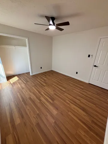a bathroom with a sink vanity and a mirror