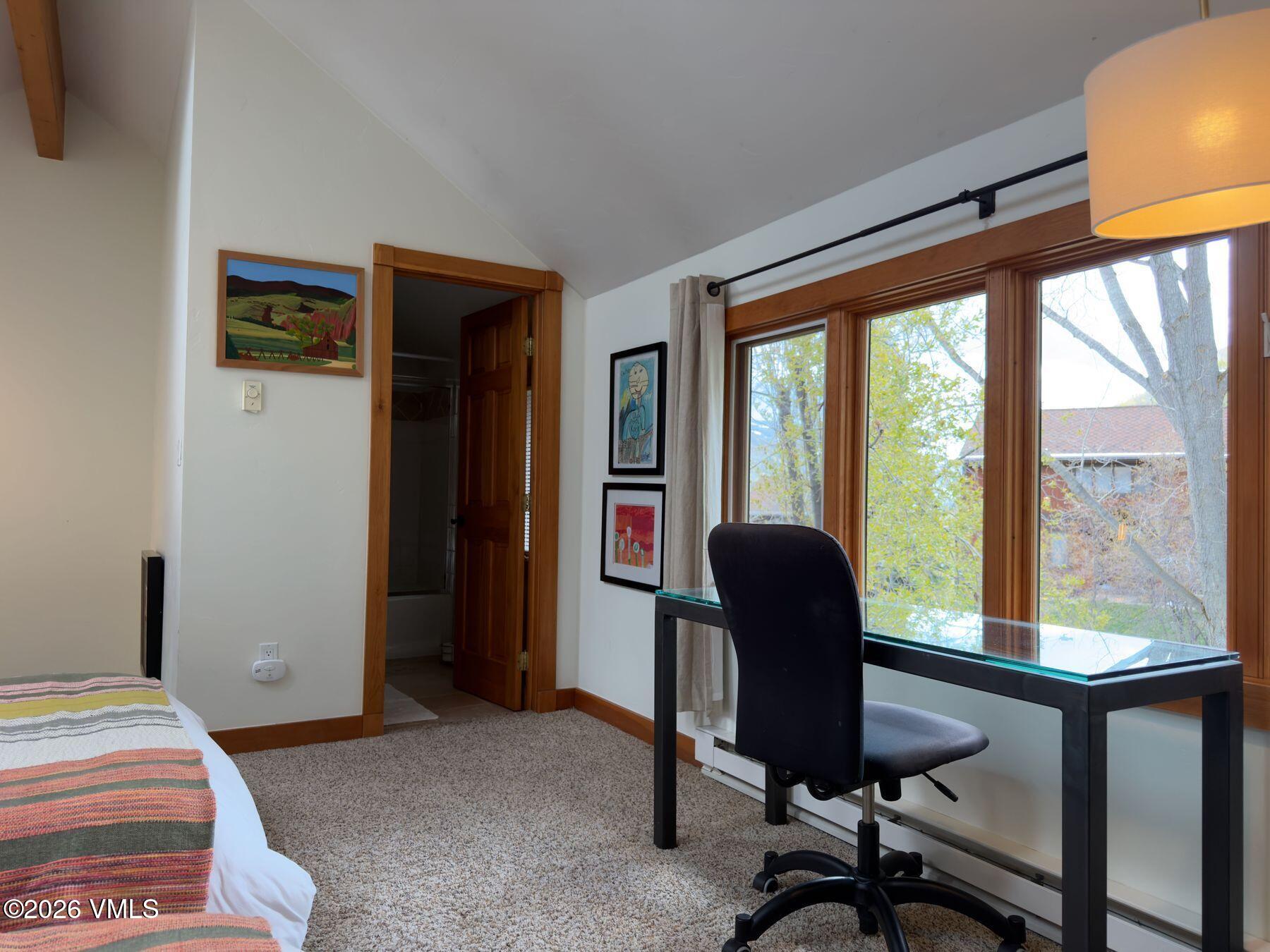 2875 Manns Ranch Road, Unit J2 Vail, CO 81657 - Photo 15 of 25 a view of a workspace with furniture and a window