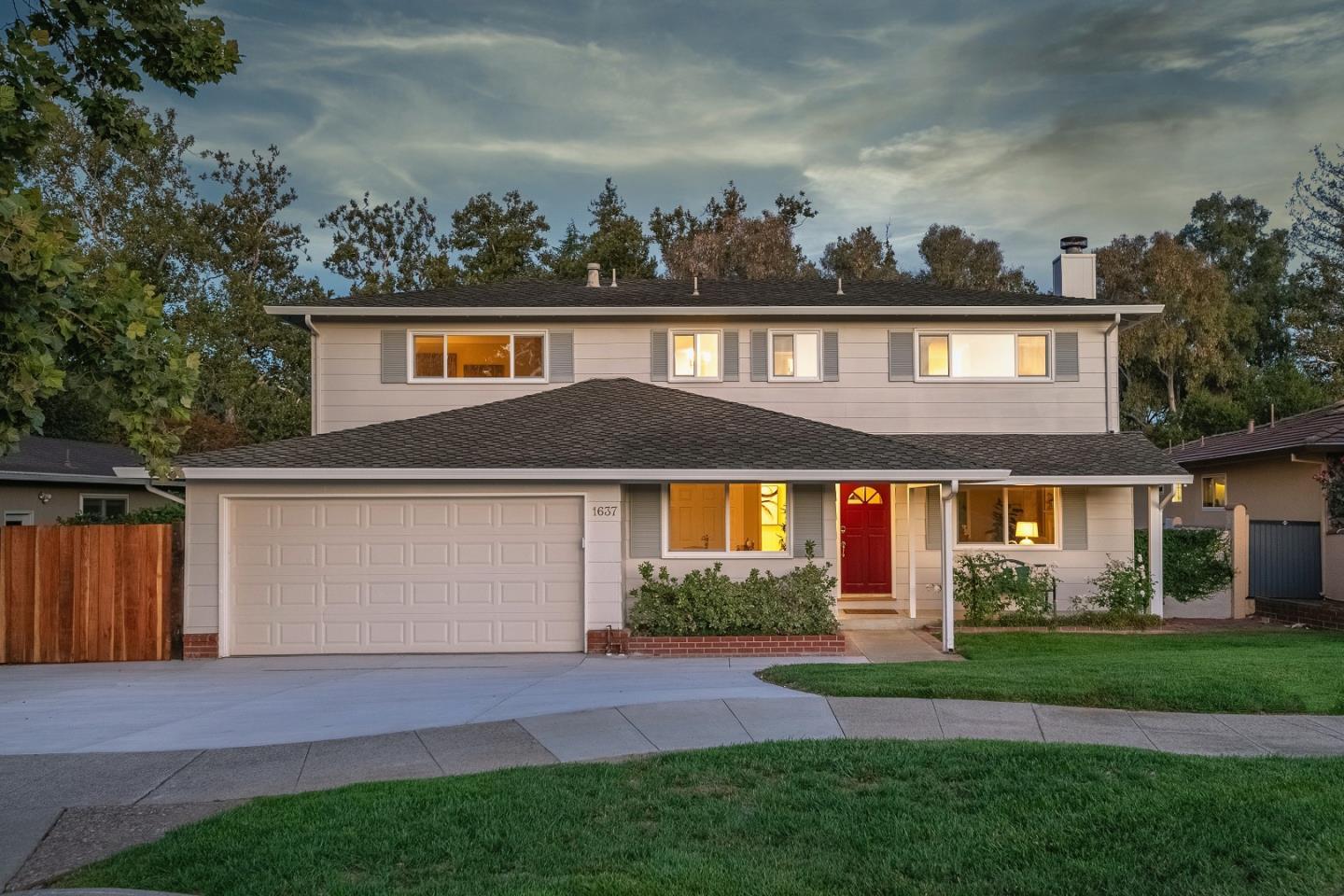 1637 Hyde Drive Los Gatos, CA 95032 - Photo 1 of 1 front view of house with a yard
