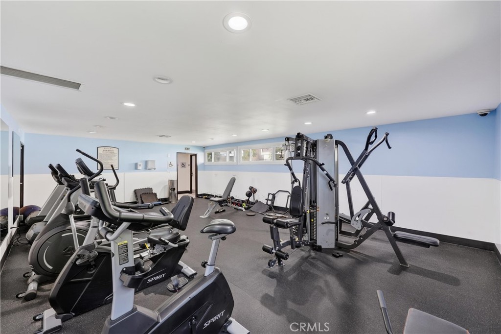 12200 Montecito Road, Unit B315 Seal Beach, CA 90740 - Photo 18 of 30 a view of a room with gym equipment