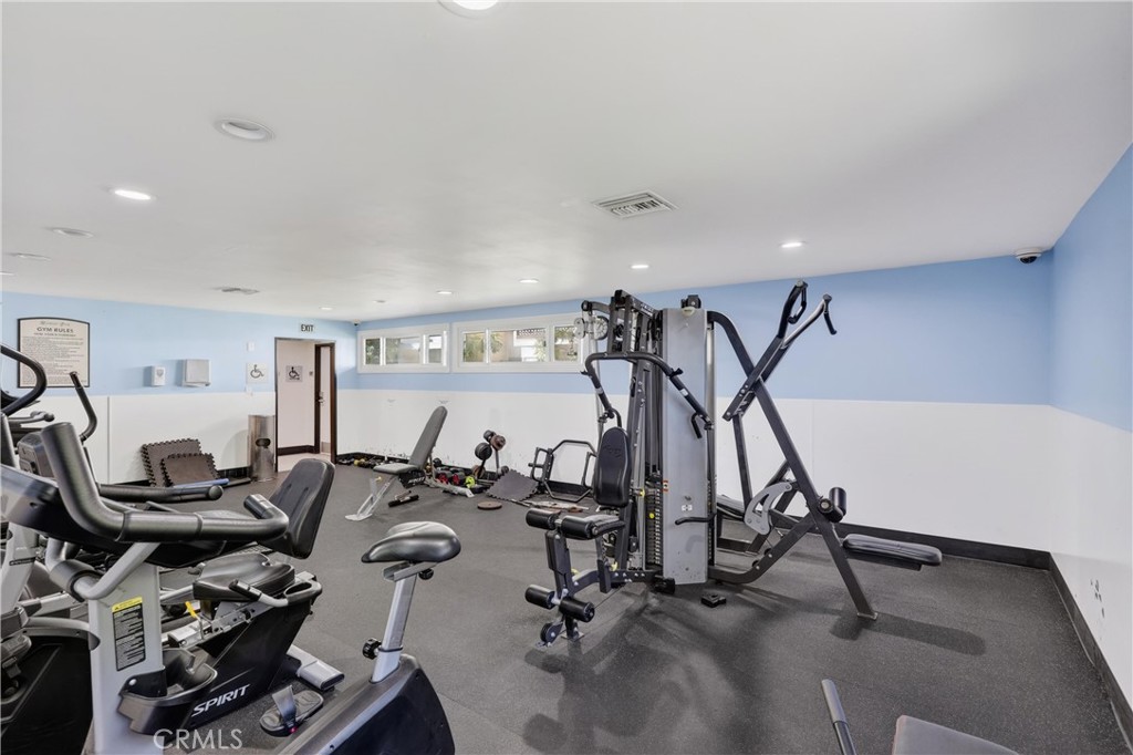 12200 Montecito Road, Unit B315 Seal Beach, CA 90740 - Photo 19 of 30 a view of a room with gym equipment