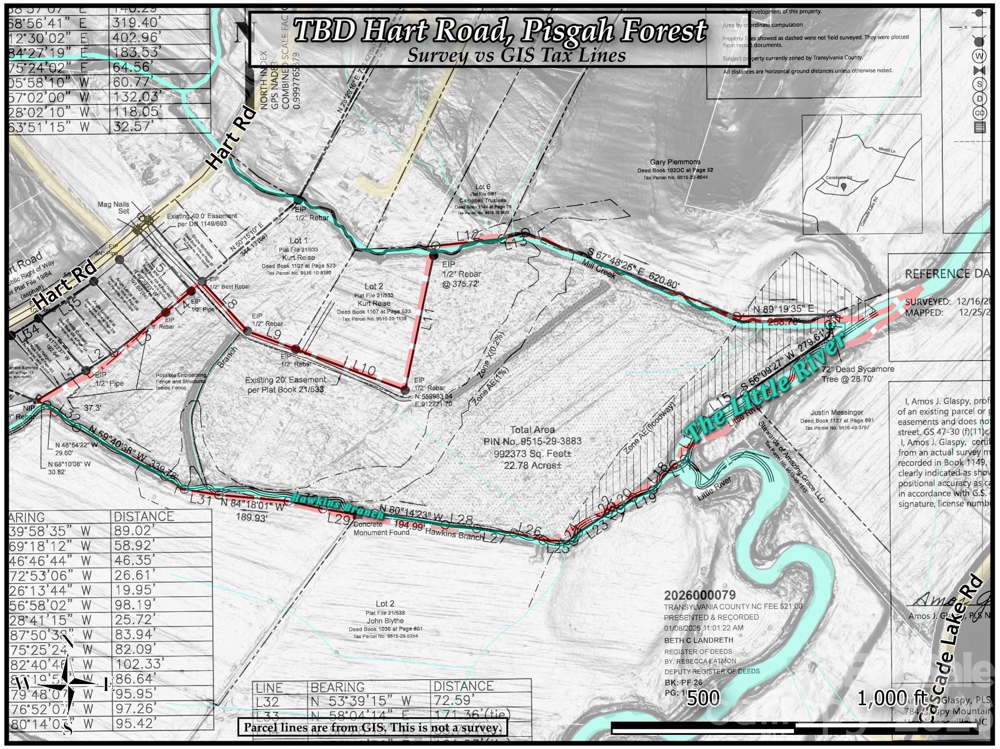 Tbd Hart Road Pisgah Forest, NC 28768 - Photo 13 of 46 a picture of a room on a bed