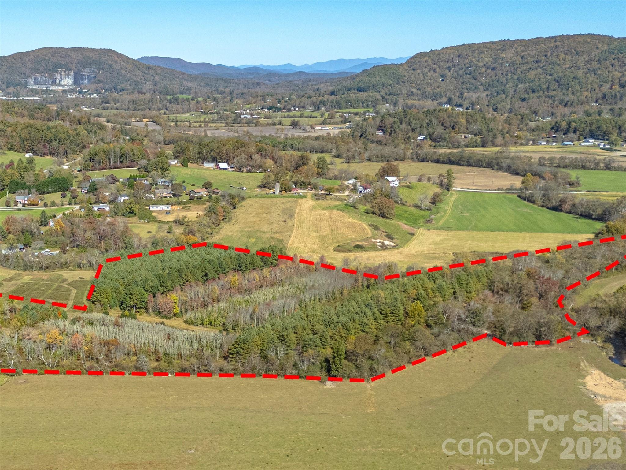 Tbd Hart Road Pisgah Forest, NC 28768 - Photo 18 of 46 a view of lake with mountains in the background