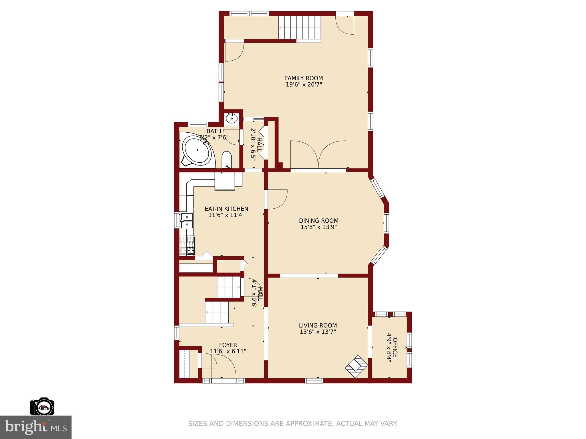 915 Arran Road Baltimore, MD 21239 - Photo 50 of 54 Main Level Floor Plan