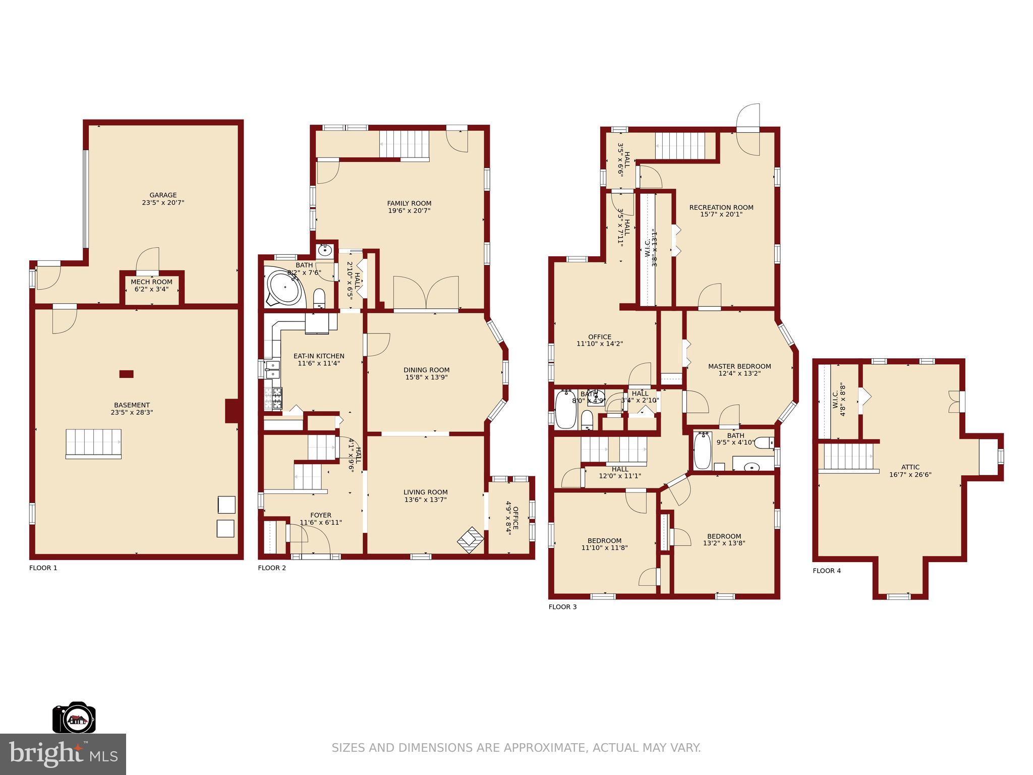915 Arran Road Baltimore, MD 21239 - Photo 54 of 54 2D Floor Plan Whole House