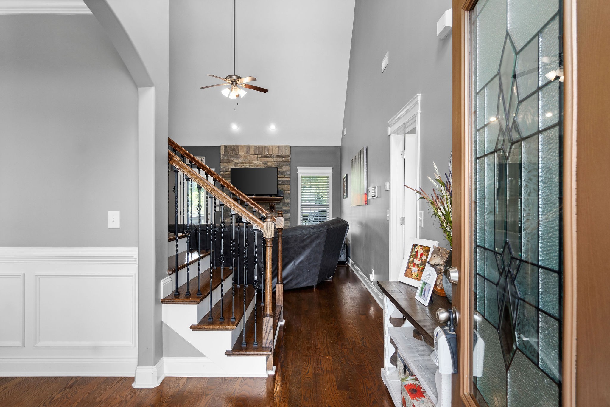 3508 Drake Road Adams, TN 37010 - Photo 4 of 35 a view of entryway and hall with wooden floor