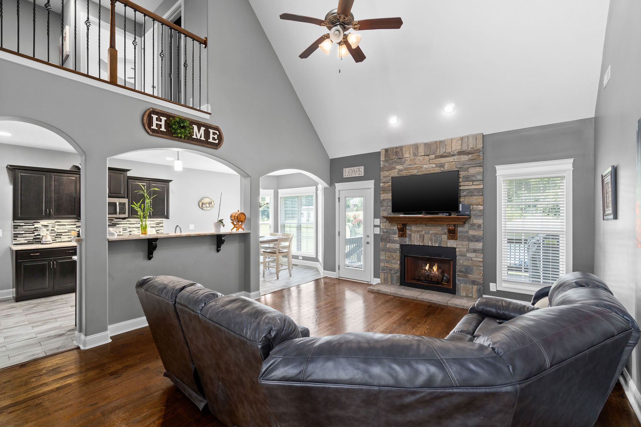 3508 Drake Road Adams, TN 37010 - Photo 9 of 35 a living room with furniture and a flat screen tv