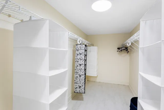 a view of walk in closet