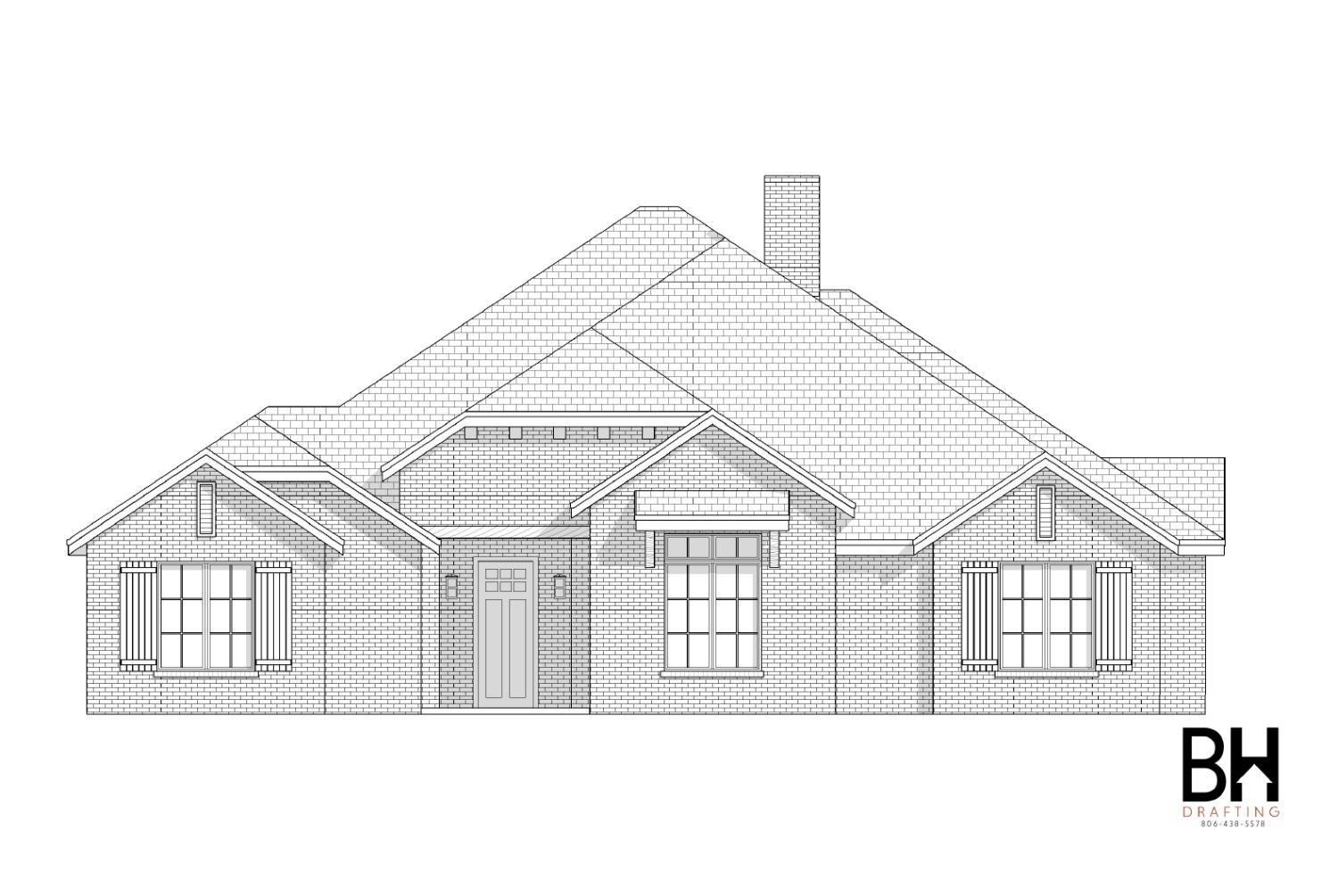 4617 140th Lubbock, TX 79424 - Photo 7 of 7 a black and white photo of a living room