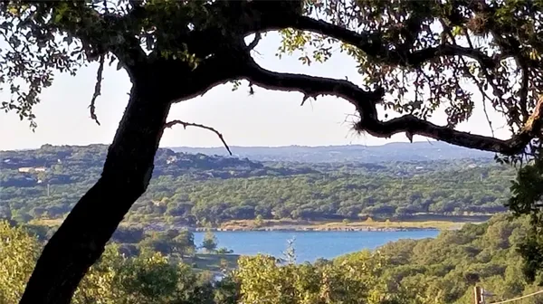 a view of lake with outdoor space