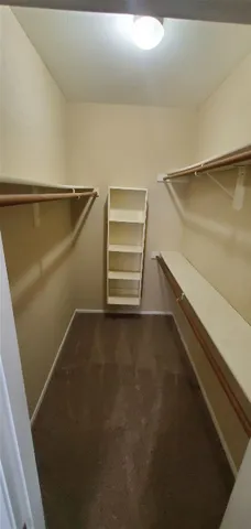 a view of walk in closet