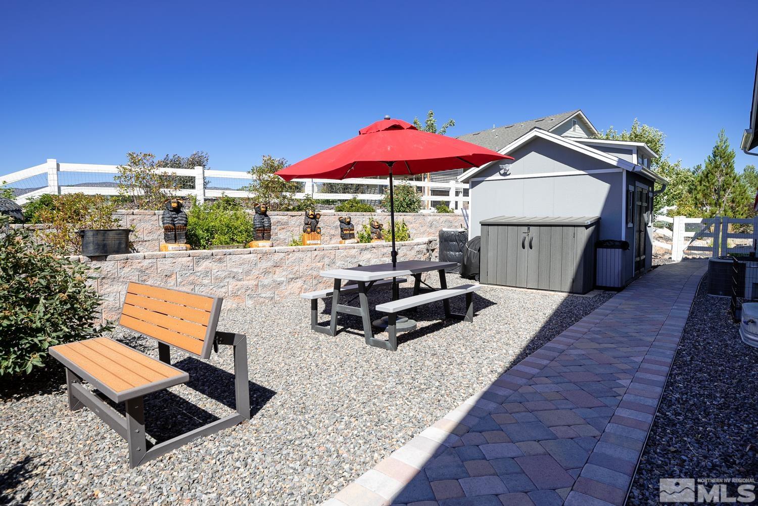 Undisclosed Address Minden, NV 89423 - Photo 30 of 33 swimming pool view with a seating space