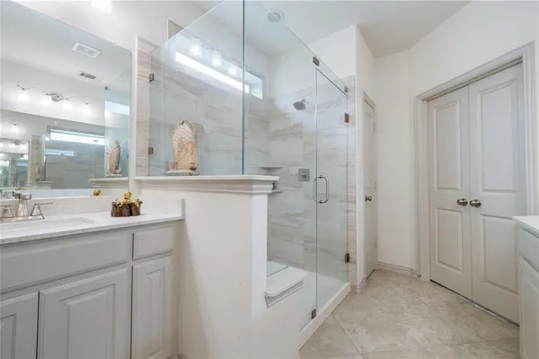 a view of a building with a street