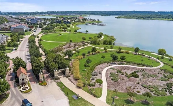 a view of a swimming pool and an ocean view