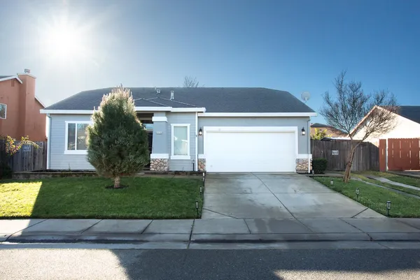 front view of house with a yard