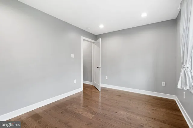 wooden floor in an empty room