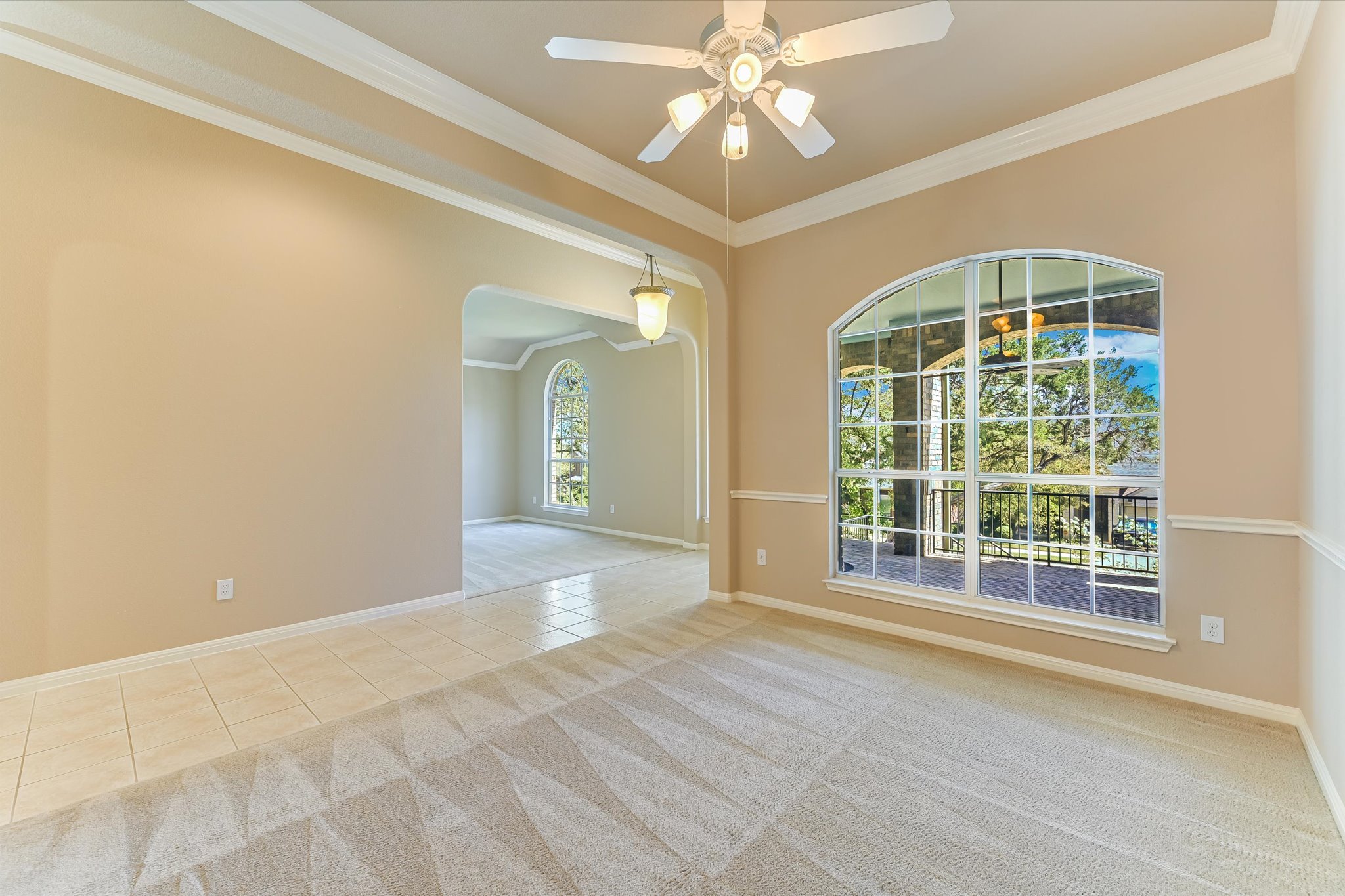 8024 Cobblestone Austin, TX 78735 - Photo 12 of 27 a view of an empty room with a window