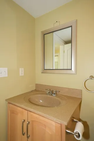 a bathroom with a sink and a toilet
