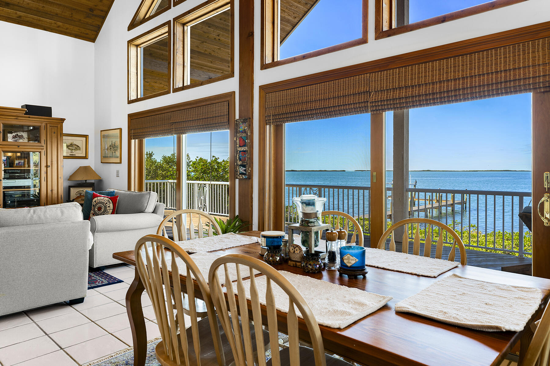 Dining room to Bay views