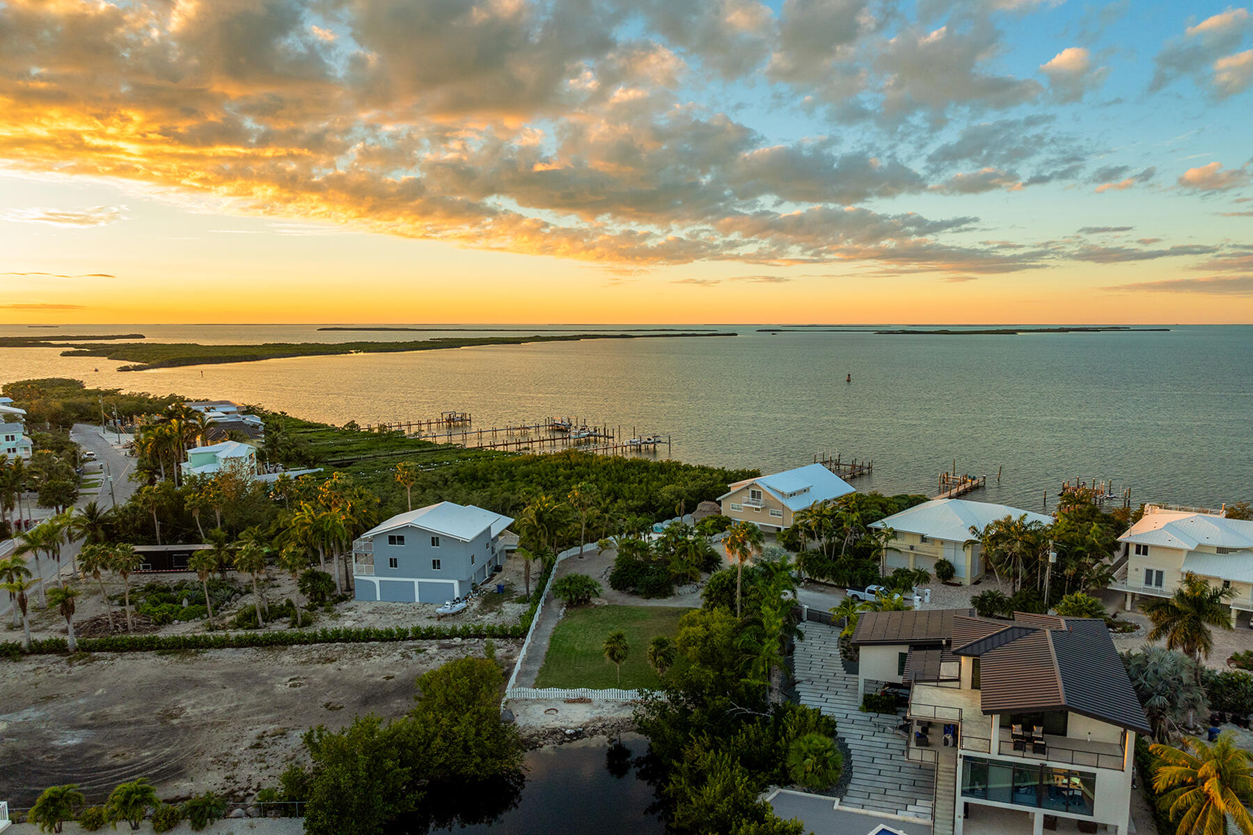 81 Mutiny Place Key Largo, FL 33037 - Photo 91 of 93 Dusk views in late January