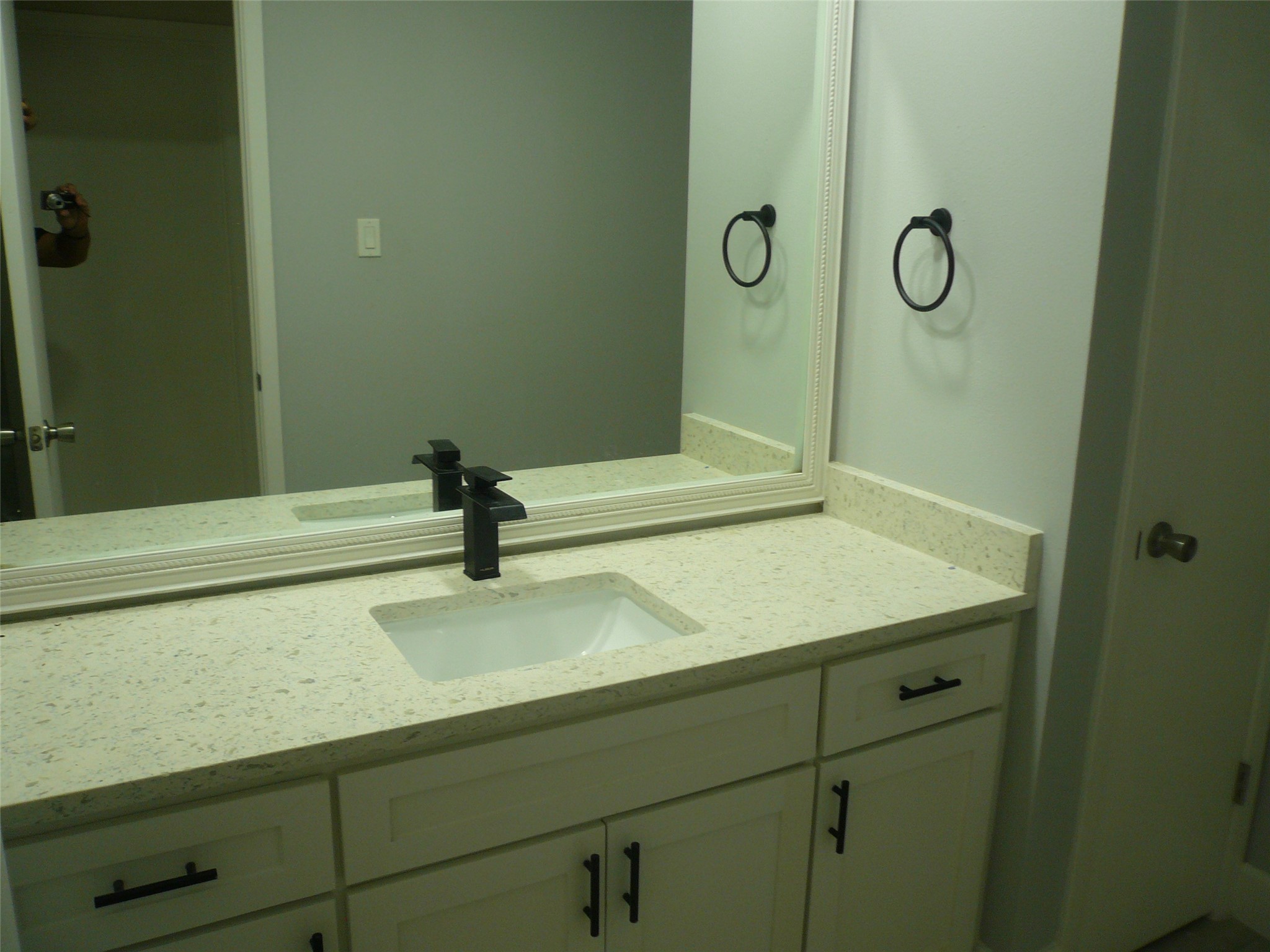 4910 Hennington Drive Spring, TX 77388 - Photo 14 of 18 a bathroom with a sink and a mirror