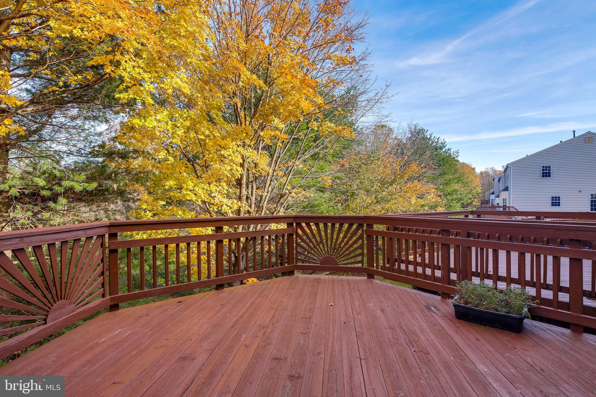 6347 Wind Rider Way Columbia, MD 21045 - Photo 30 of 36 LARGE DECK BACKS TO WOODS