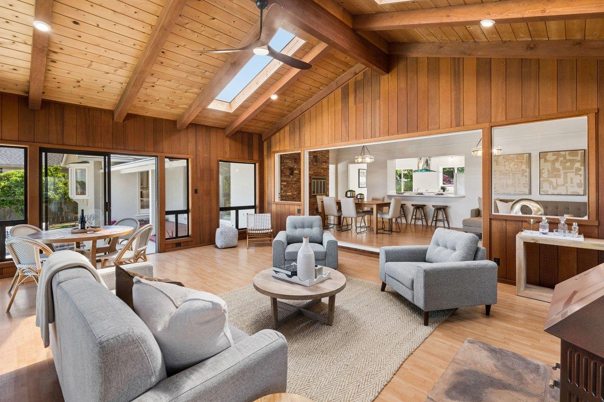 622 Terrace Road San Carlos, CA 94070 - Photo 20 of 83 a living room with furniture and a large window