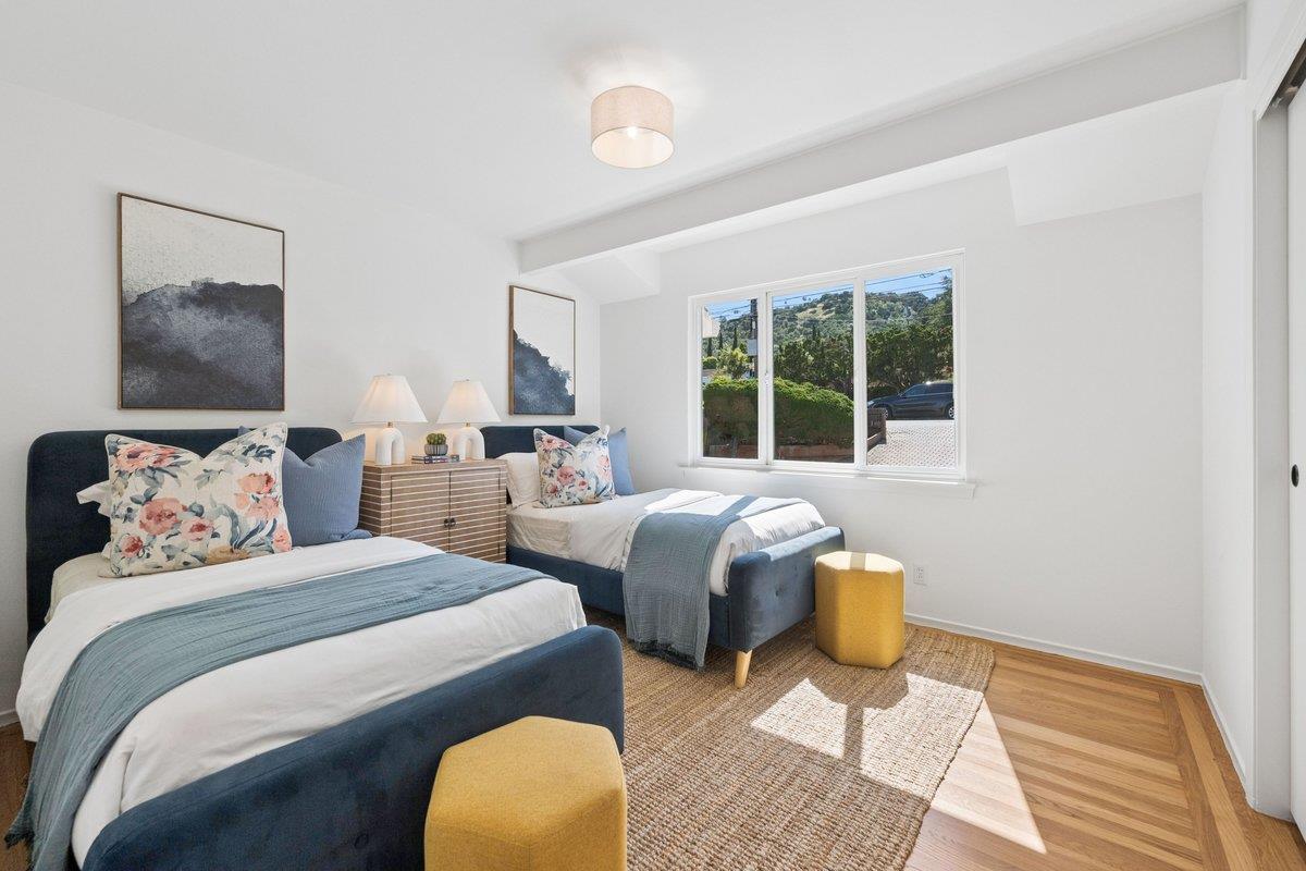 622 Terrace Road San Carlos, CA 94070 - Photo 52 of 83 a bedroom with two beds and a window